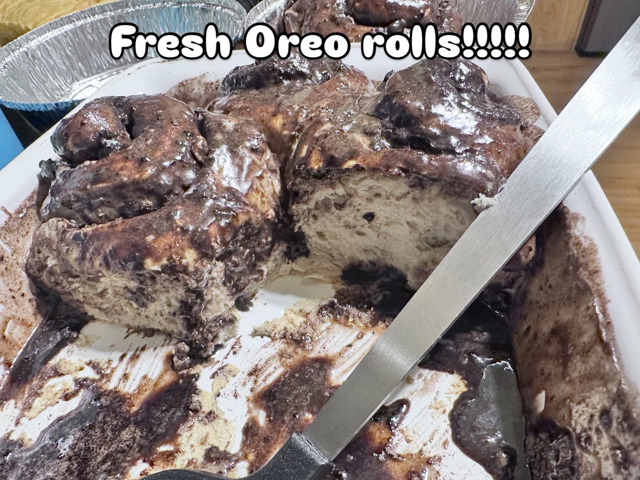Oreo rolls