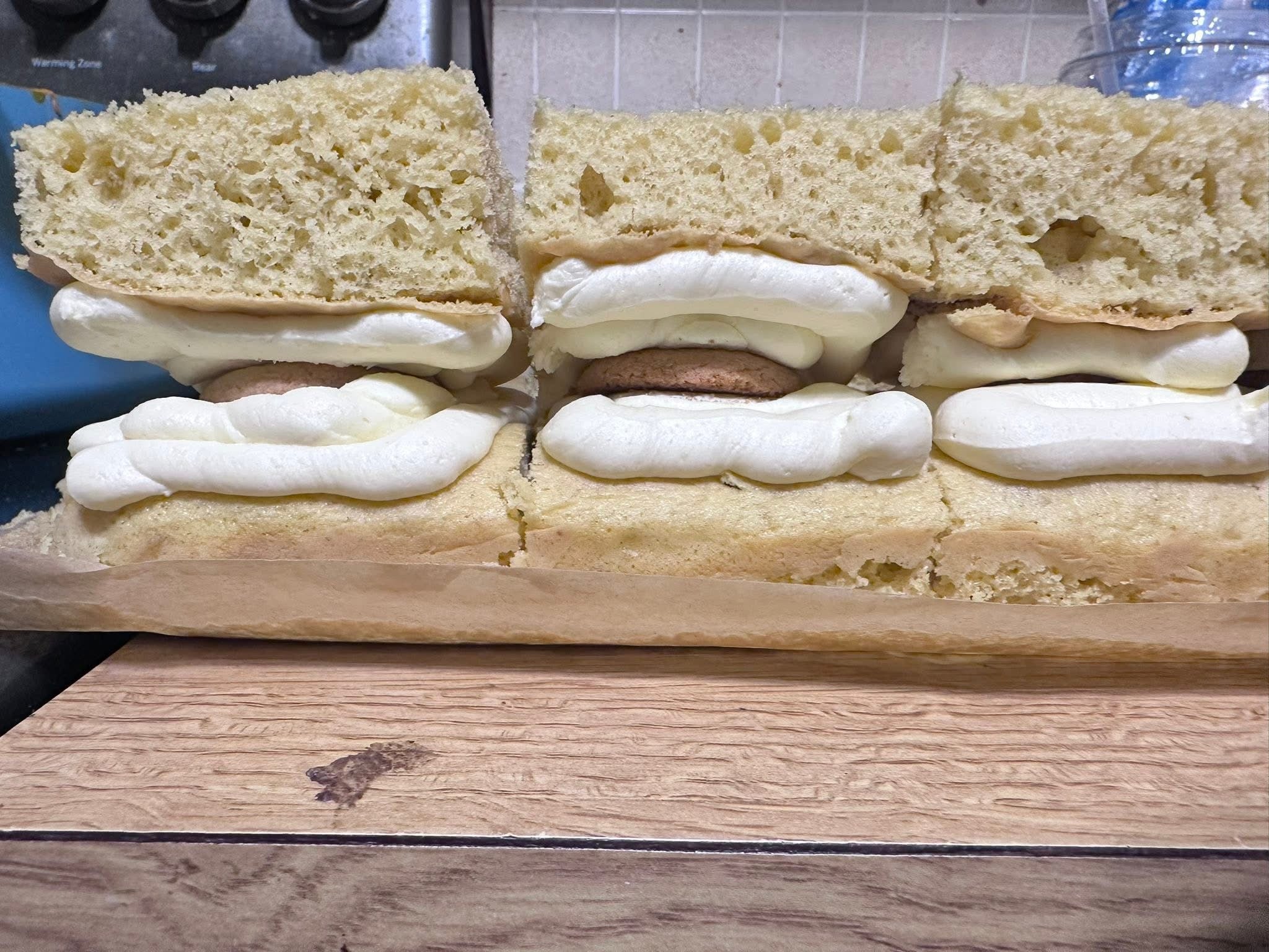 Banana pudding sandwich