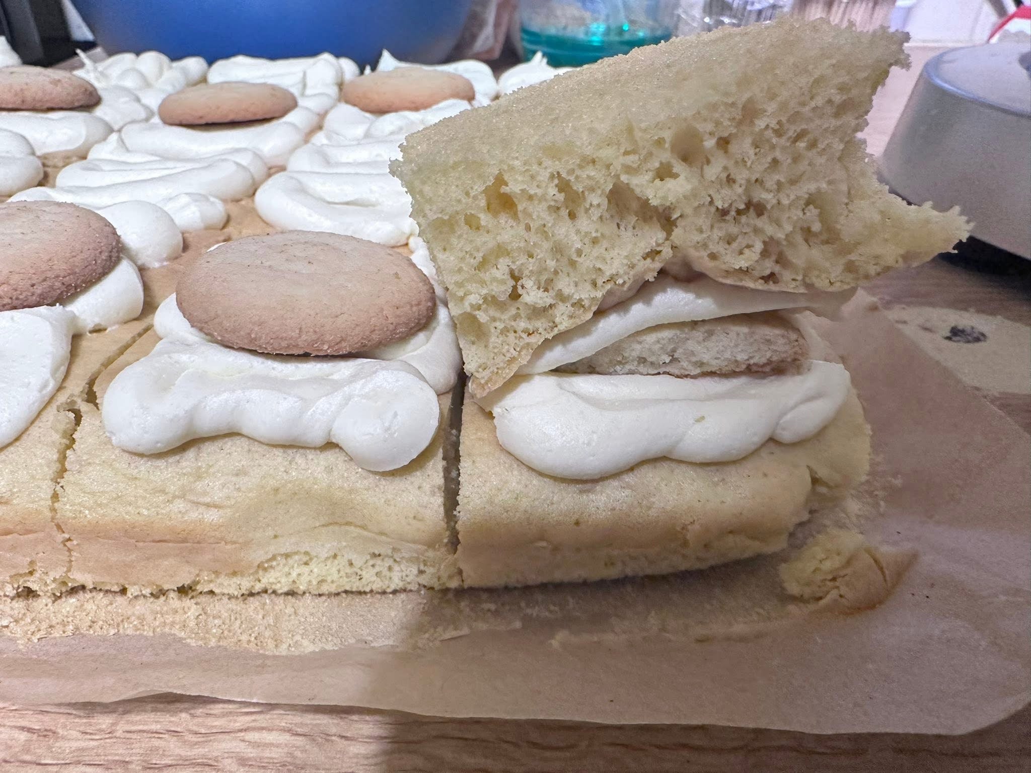 Banana pudding sandwich